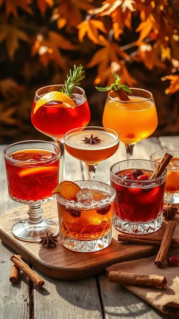 fall inspired mezcal beverages