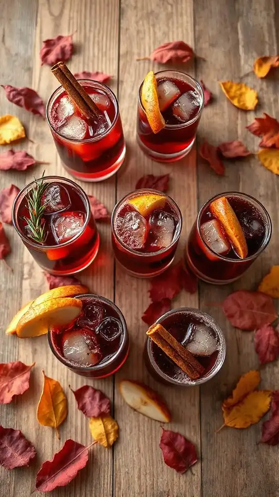 fall port wine cocktails