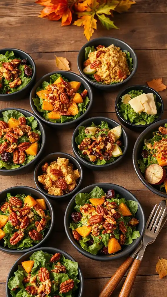 fall salads with pecans