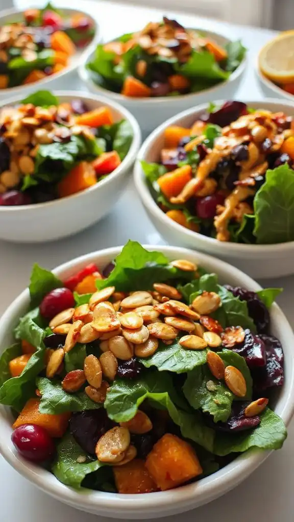 fall salads with seeds