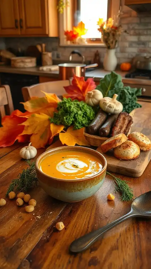 fall soup protein experimentation