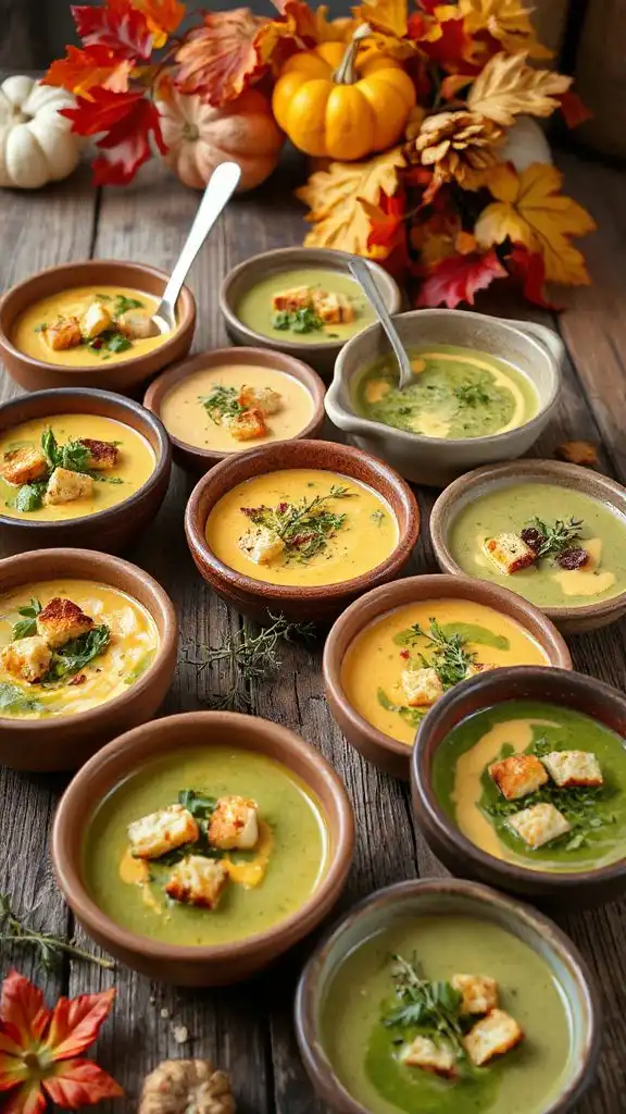 fall soups with broccoli cheddar