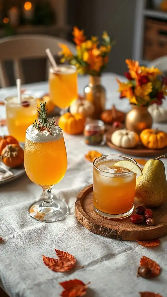 fall themed non alcoholic beverages