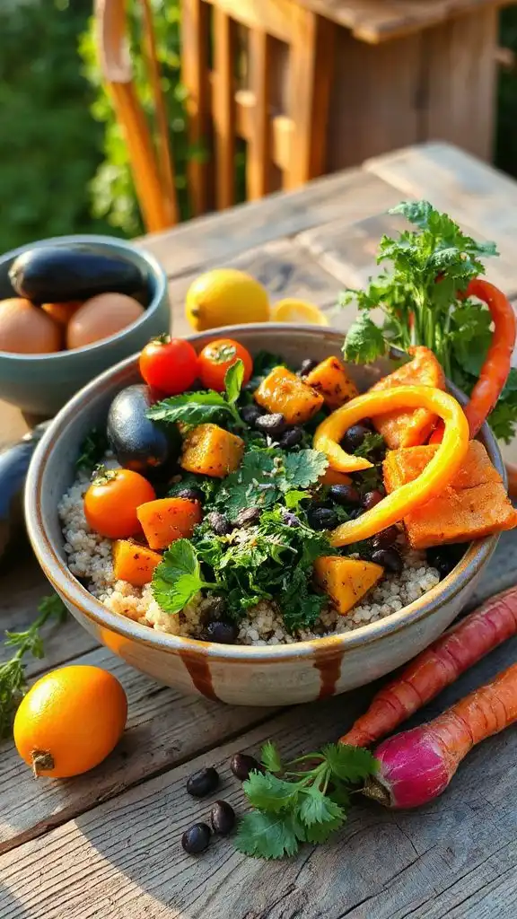 farm to table healthy grain bowls