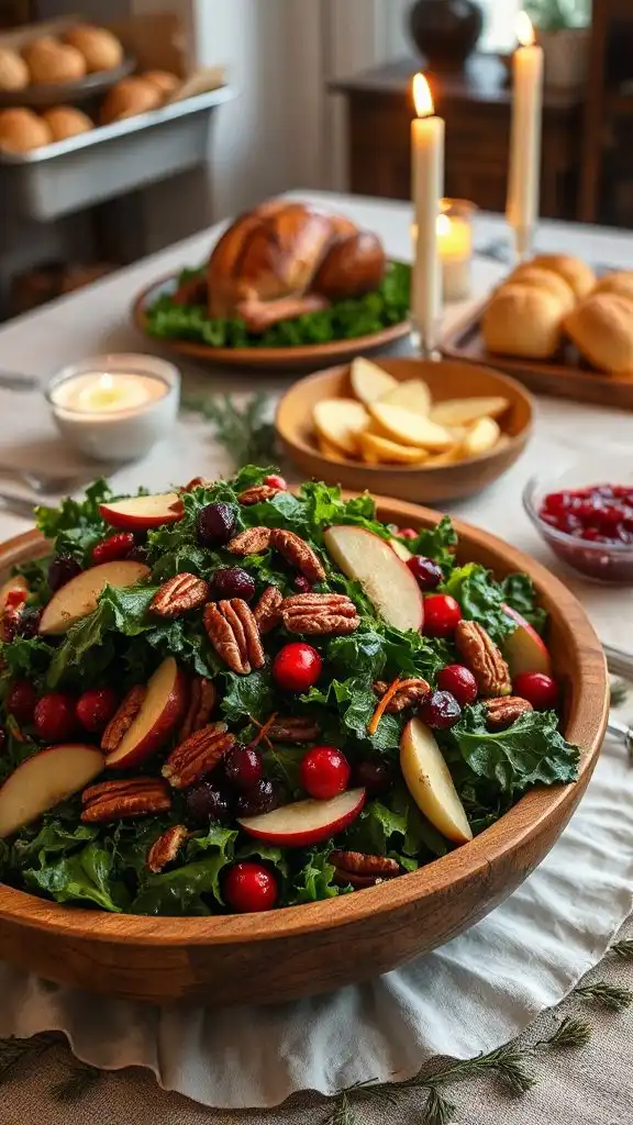 festive crunchy apple salad