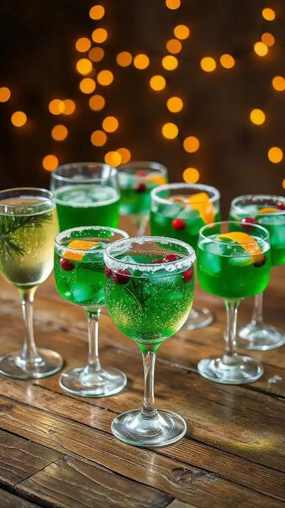 festive fizzy winter drinks