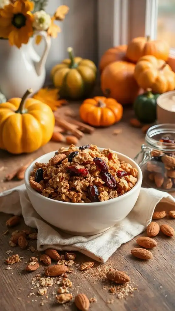 festive gingerbread granola recipe