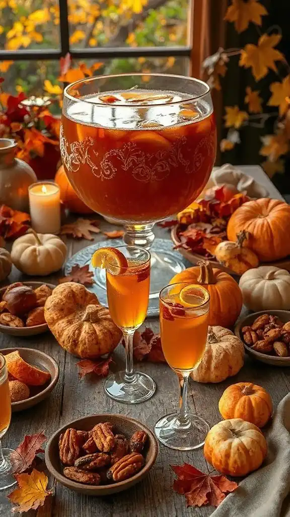 festive spiked apple cider