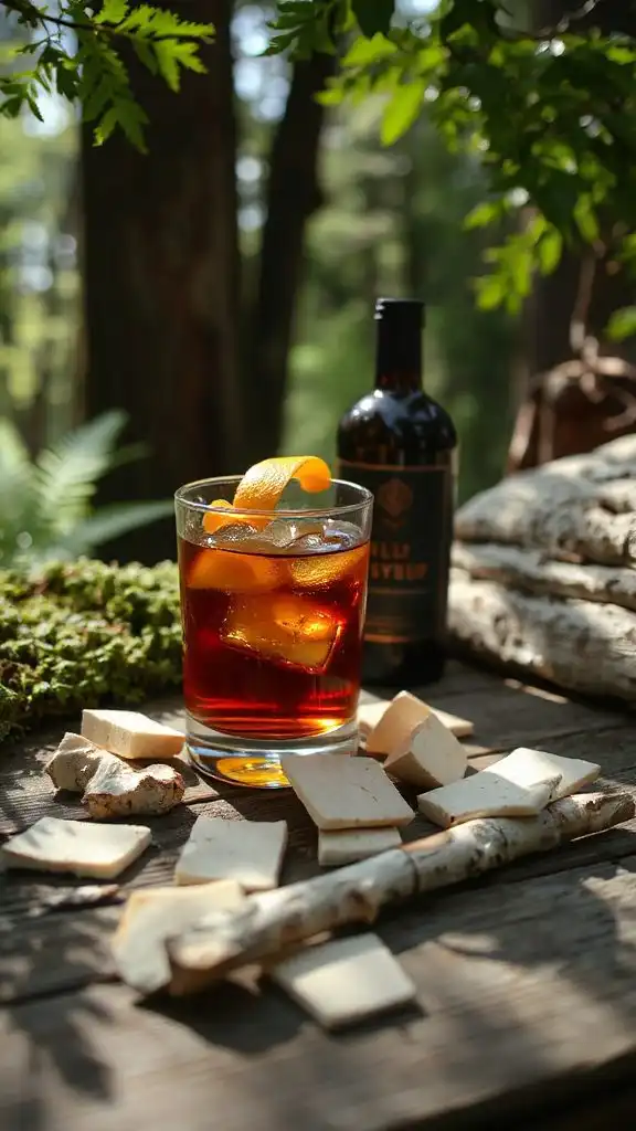 fig birch bark cocktail