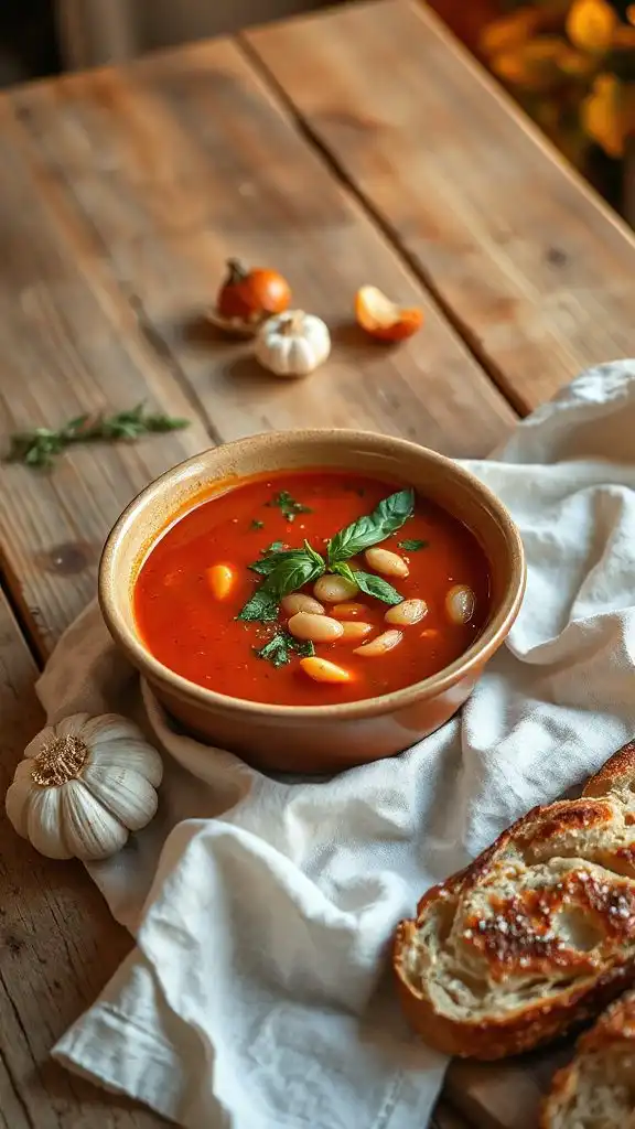 flavorful herbed tomato soup