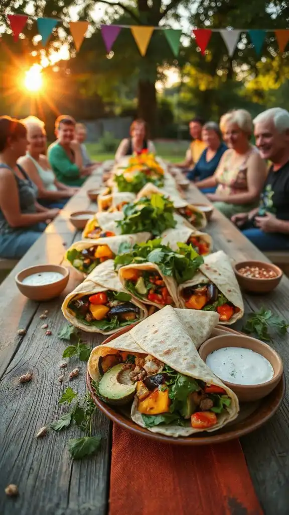 flavorful vegetable wraps recipe