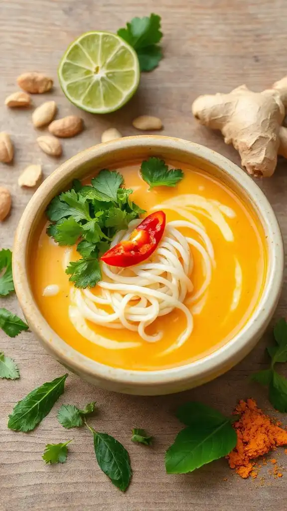 fragrant thai coconut soup