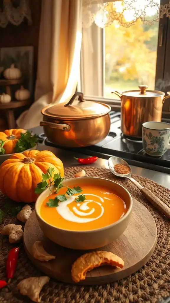 fragrant thai pumpkin soup
