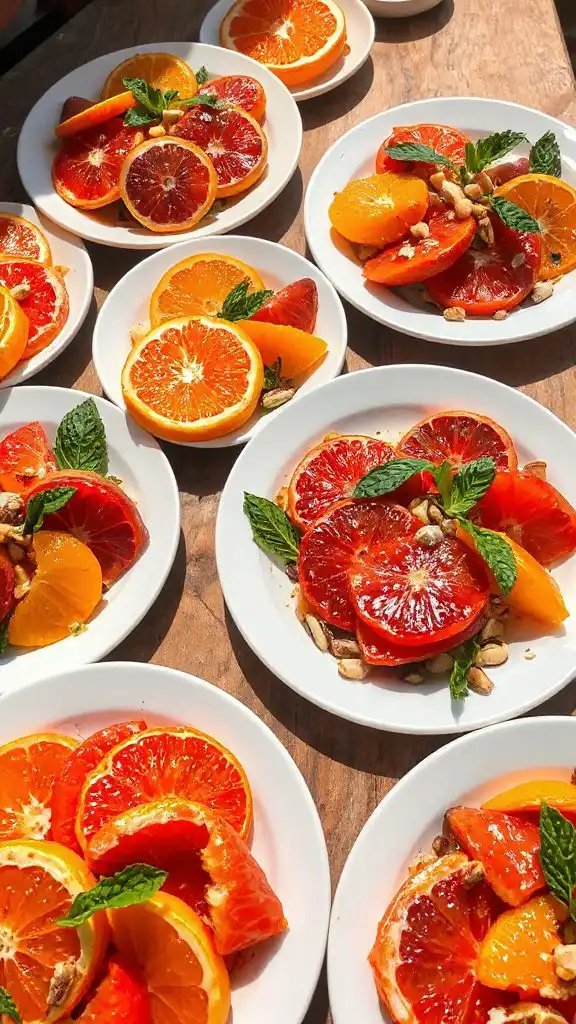 fresh and vibrant citrus salads