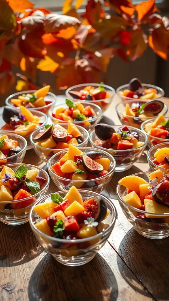 fresh fall fruit salads
