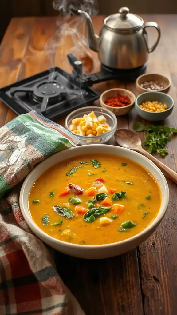frozen vegetables for soup