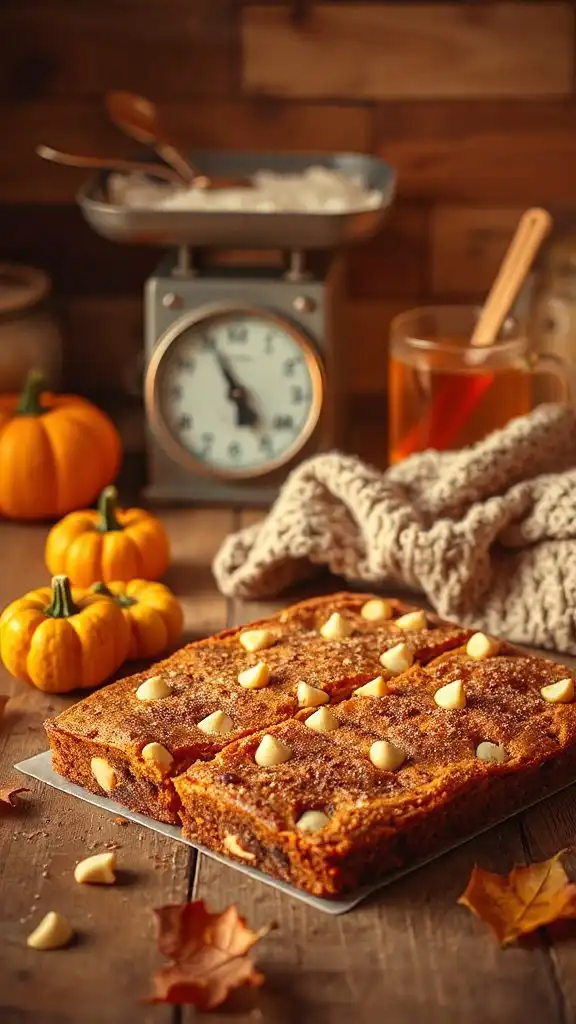 fudgy pumpkin brownies recipe