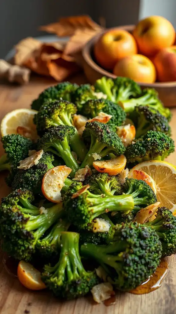 garlic parmesan roasted broccoli recipe