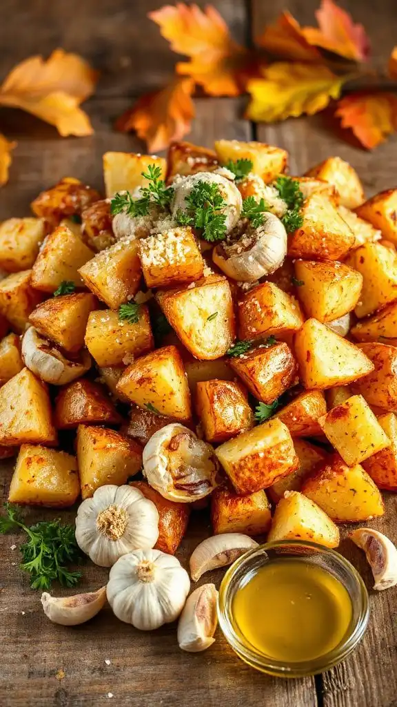 garlic parmesan roasted potatoes garlic parmesan roasted potatoes