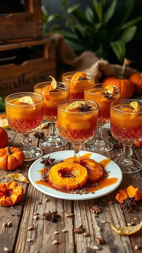 garnish your pumpkin rum
