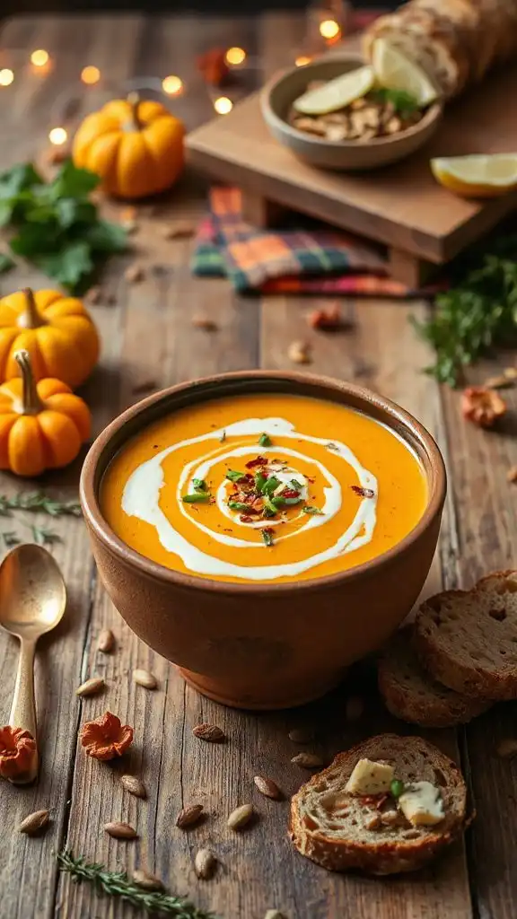 garnishing soups for flavor