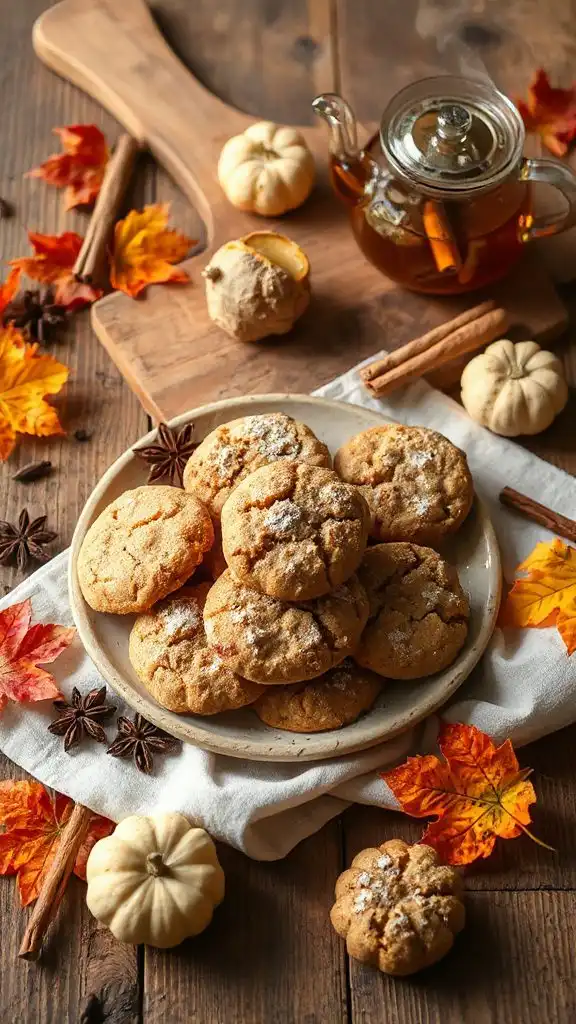 ginger chai spiced cookies