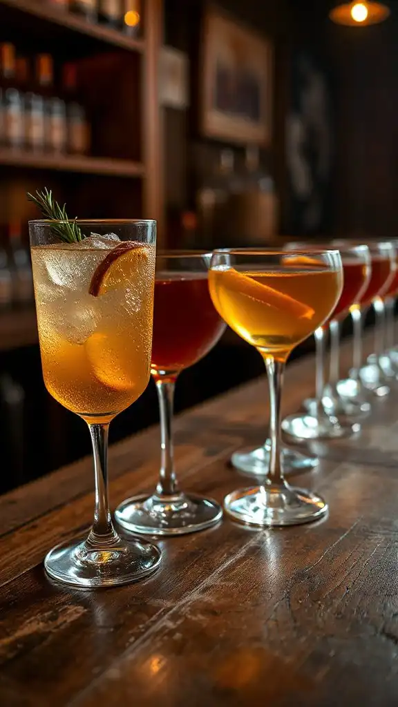 ginger infused warming cocktails variety