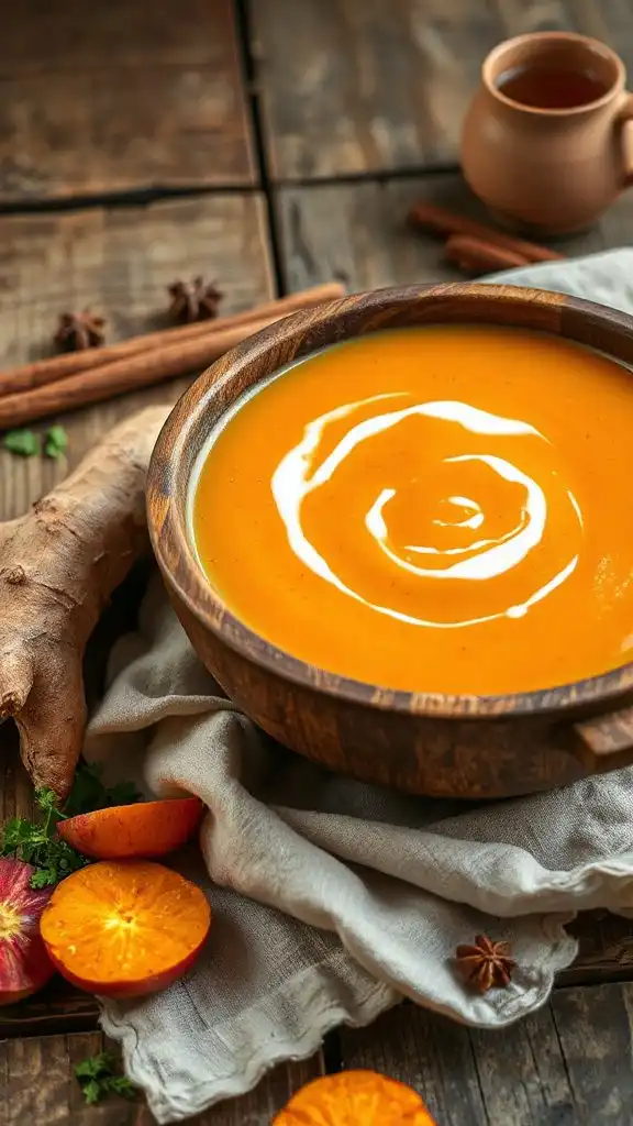 ginger sweet potato apple soup ginger sweet potato apple soup