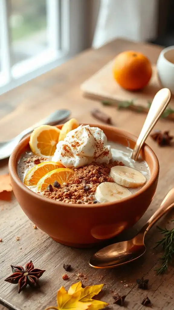 gingerbread smoothie bowl recipe