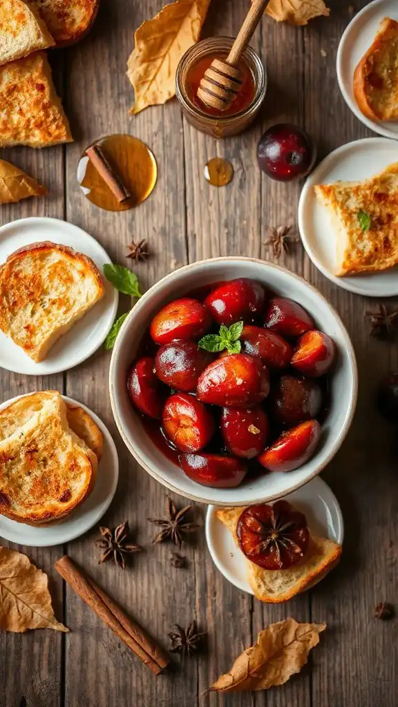 gingered plum compote recipe