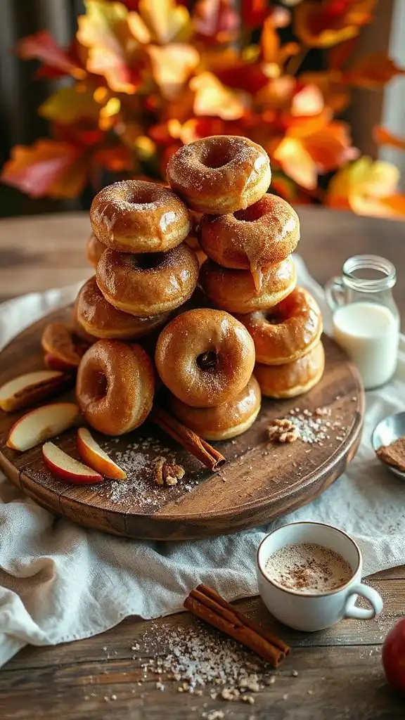 gluten free apple cinnamon donuts