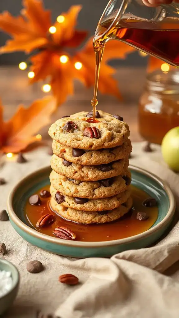 gluten free maple pecan cookies