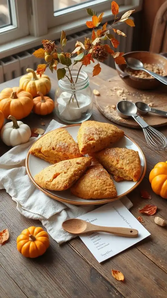 gluten free pumpkin scones recipe