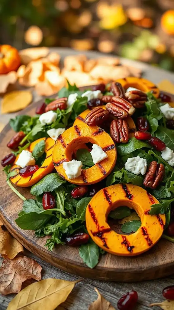 grilled butternut squash salad