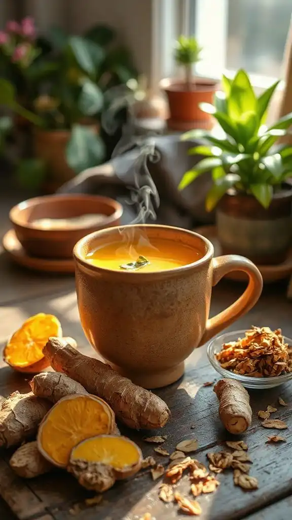 healing warm turmeric toddy