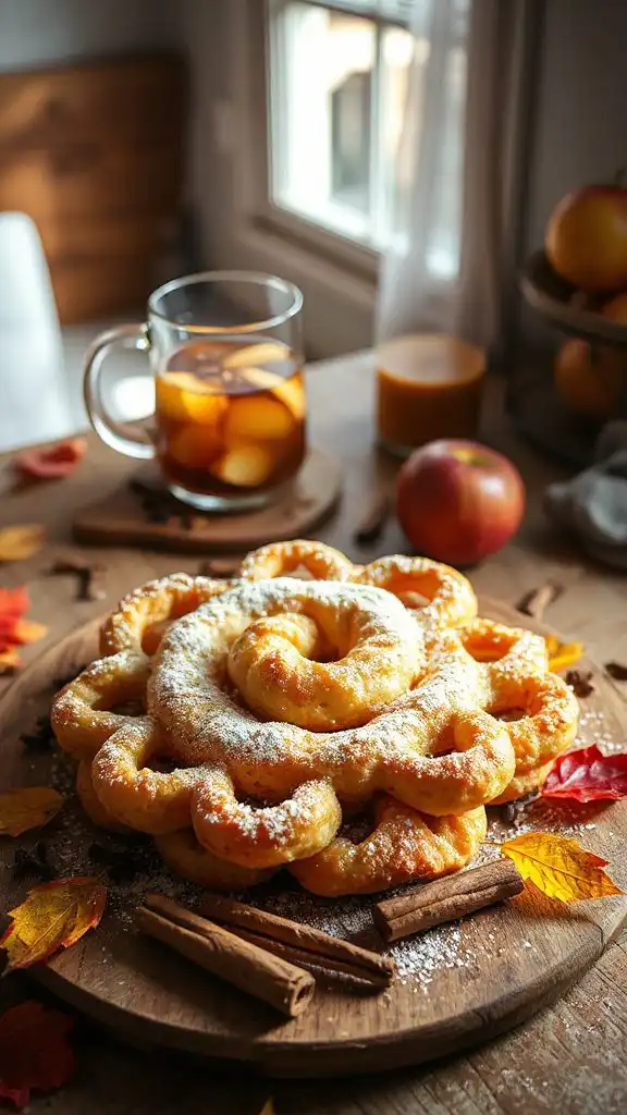 healthy baked apple fritters
