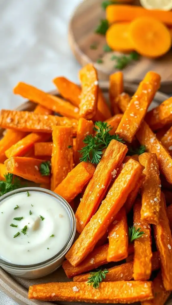 healthy baked carrot fries