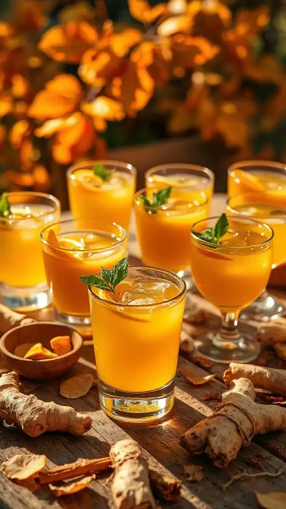 healthy turmeric infused fall cocktails