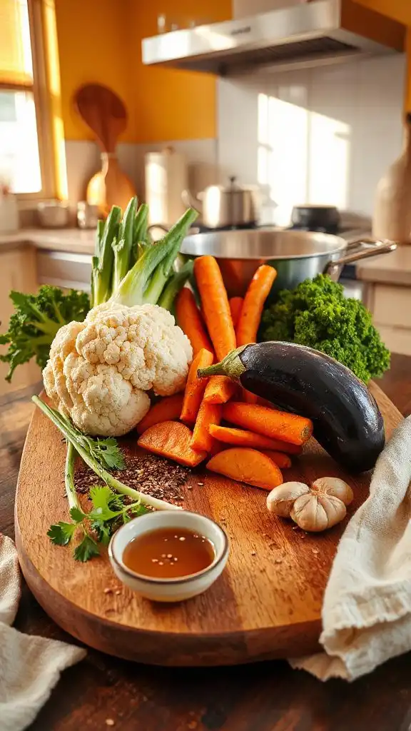 healthy vegetable stir fry delight