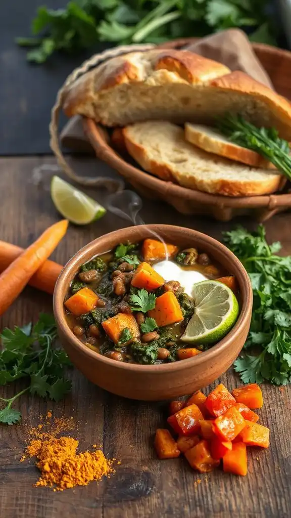 hearty african kale stew