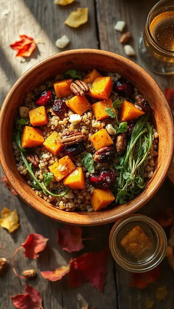 hearty autumn barley salad