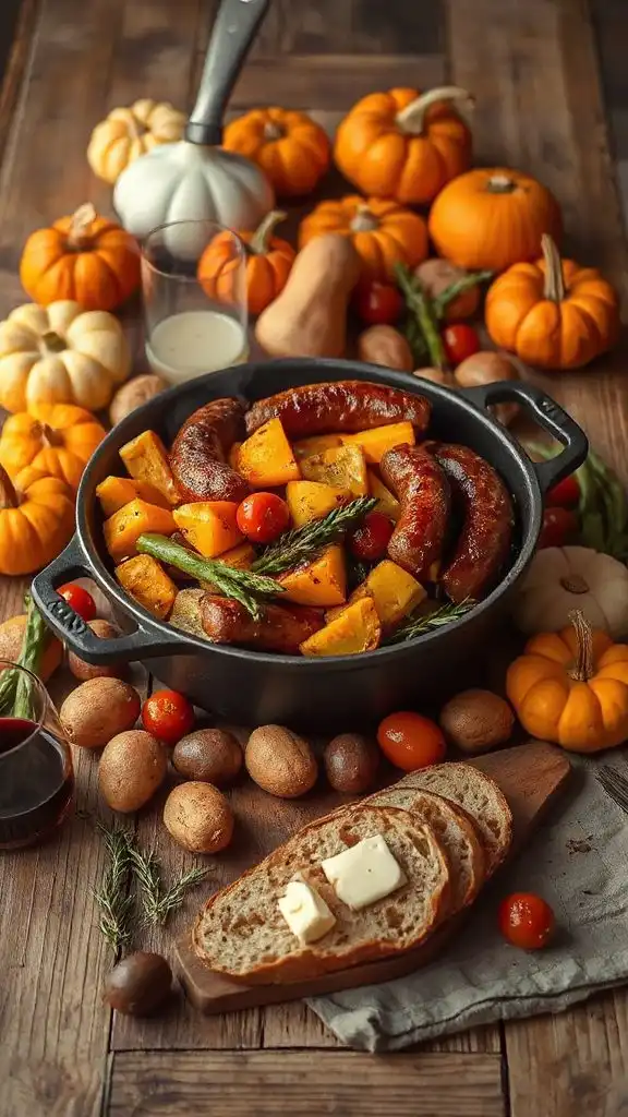 hearty autumn one pot bake