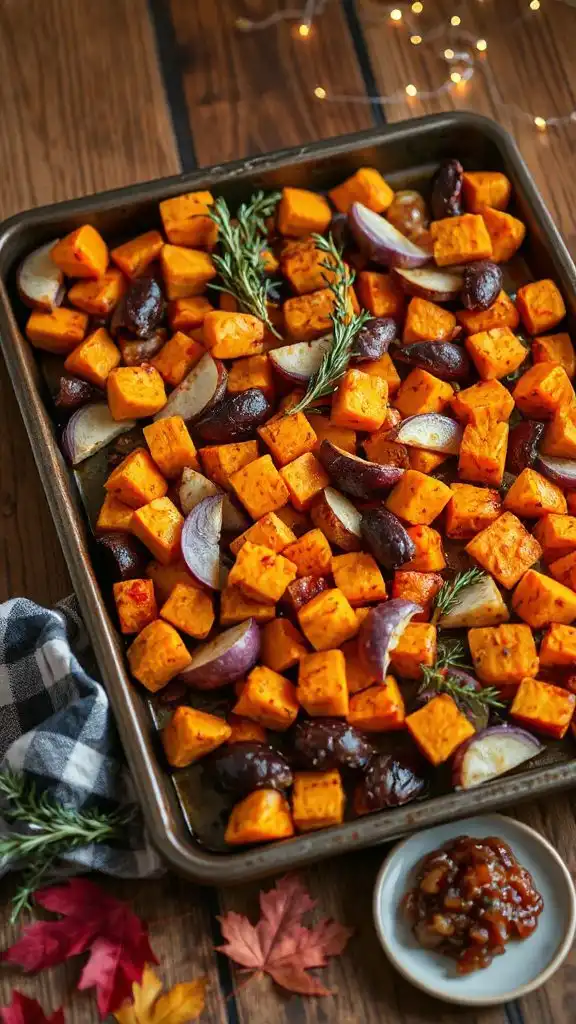 hearty autumn root vegetable hash