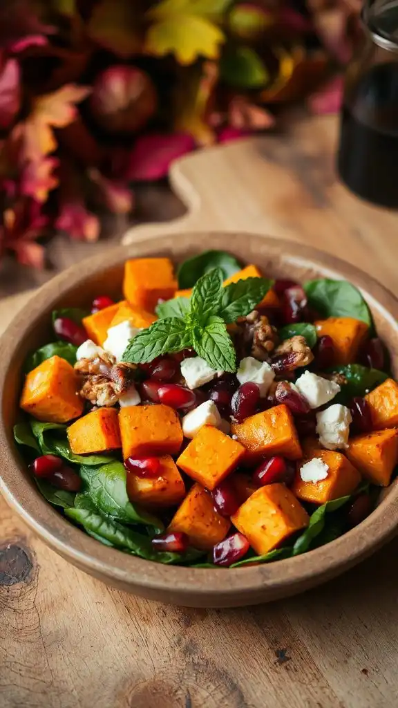 hearty autumn salad delight