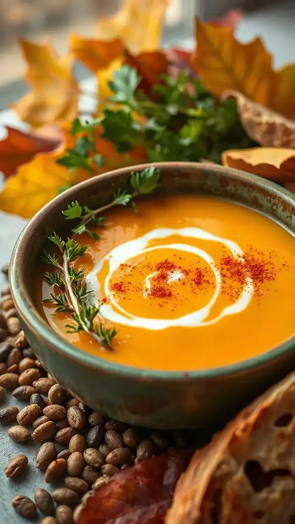 hearty autumn squash soup