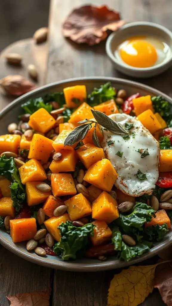 hearty autumn vegetable hash
