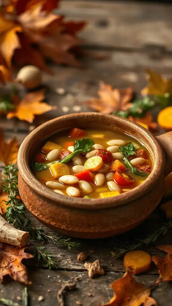 hearty autumn vegetable soup