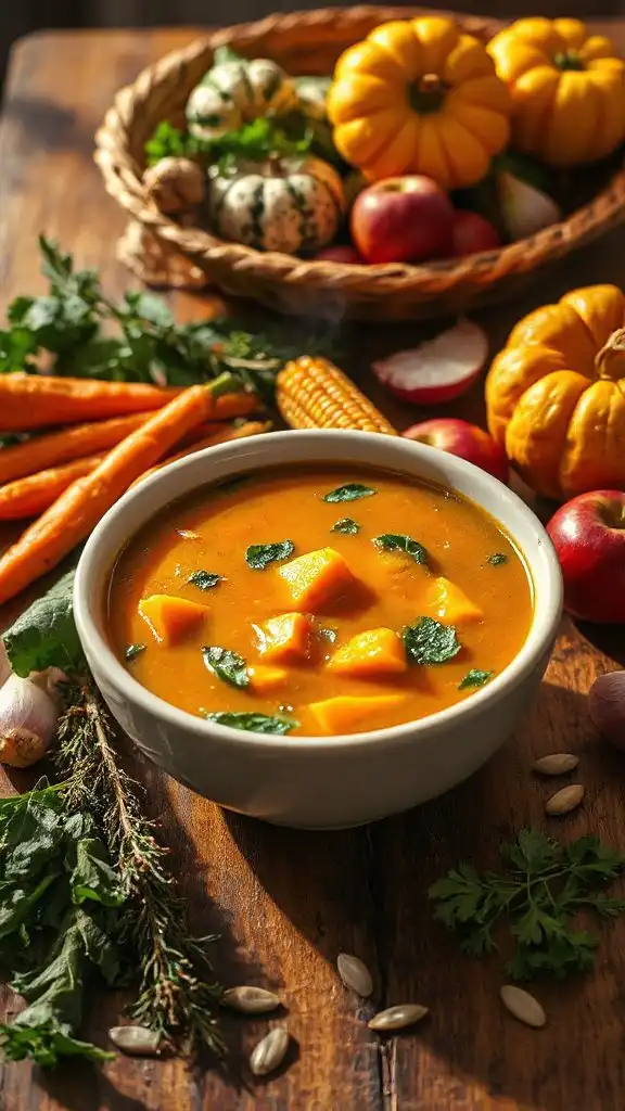 hearty autumn vegetable soup