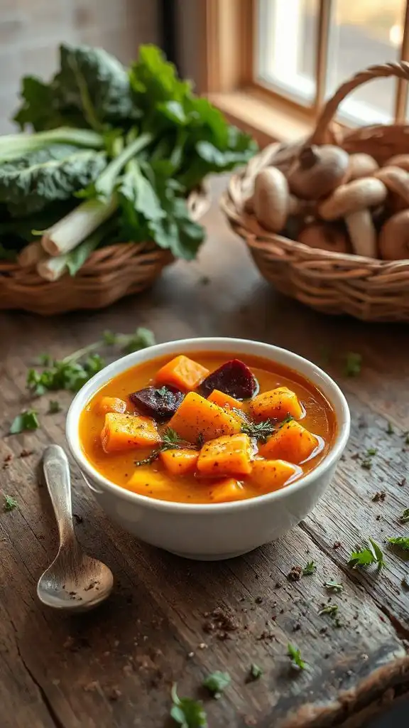 hearty autumn vegetable soup