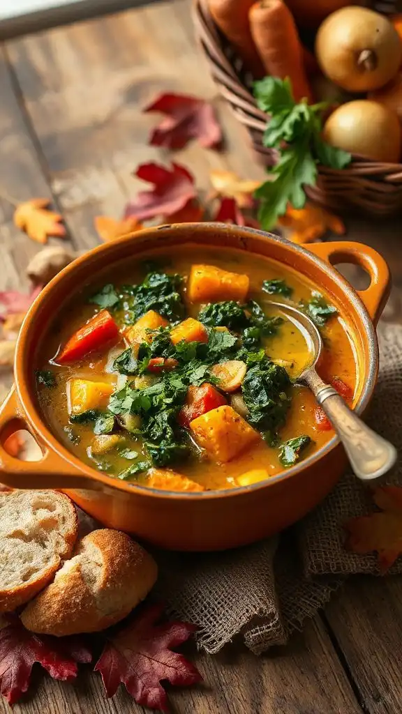 hearty autumn vegetable soup